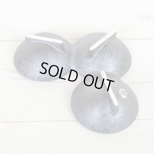 Photo4: Small Plate Kuro kingin  (13.4cm/5.2in) (4)