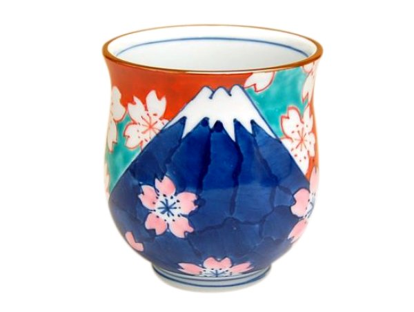 [Made in Japan] Nabeshima Mr.fuji Japanese green tea cup