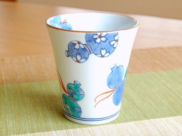 Photo3: Mug Nabeshima mubyo (Blue) (3)