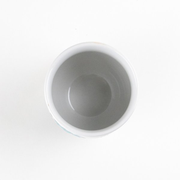 Photo4: Yunomi Tea Cup for Green Tea Kissho shouchikubai Auspicious trees (Small) (4)