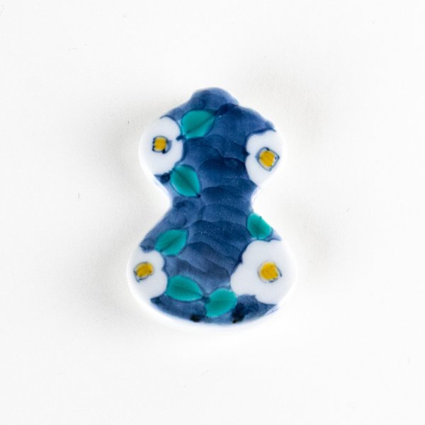 Photo3: Chopstick Rest Hisago Tsubaki White (3)
