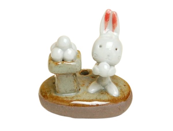 [Made in Japan] Mini tsukimi usagi rabbit Ornament doll