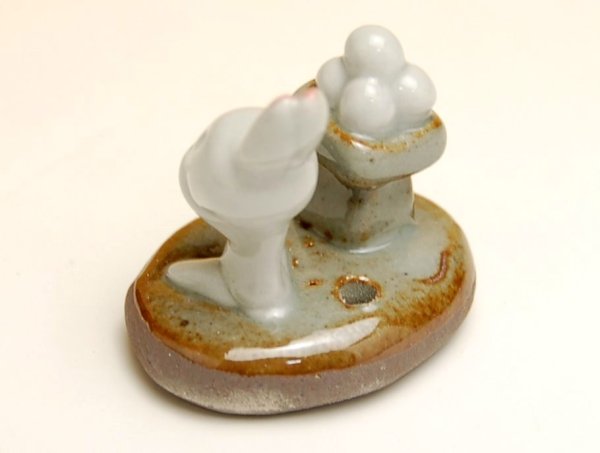 Photo2: Figurine Mini tsukimi usagi Rabbit (2)