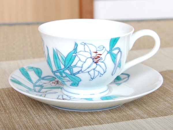 Photo2: Coffee Cup and Saucer Shiro Casablanca (2)