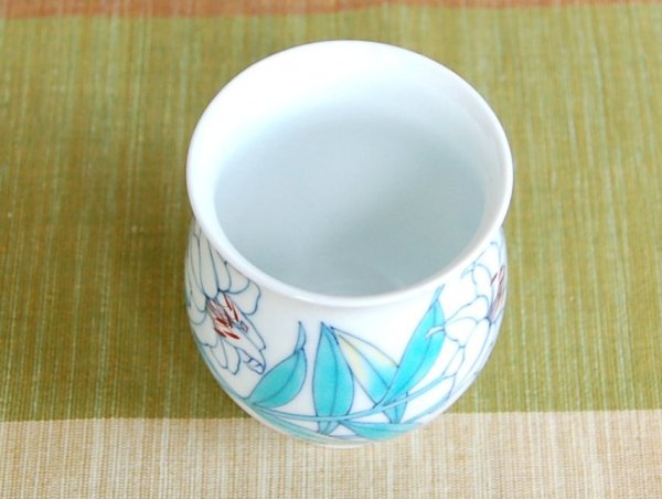 Photo4: Yunomi Tea Cup for Green Tea Shiro Casablanca (4)