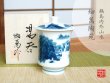 [Made in Japan] Nabeshima naigai sansui landscape (Large) Japanese green tea cup (wooden box)