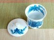 Photo3: Yunomi Tea Cup with Lid for Green Tea Nabeshima naigai sansui Landscape (Small) (3)