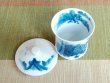 Photo3: Yunomi Tea Cup with Lid for Green Tea Nabeshima naigai Sansui Landscape (Small) (3)