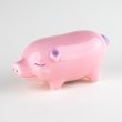 Photo1: Figurine Pink buta Large Pig (1)