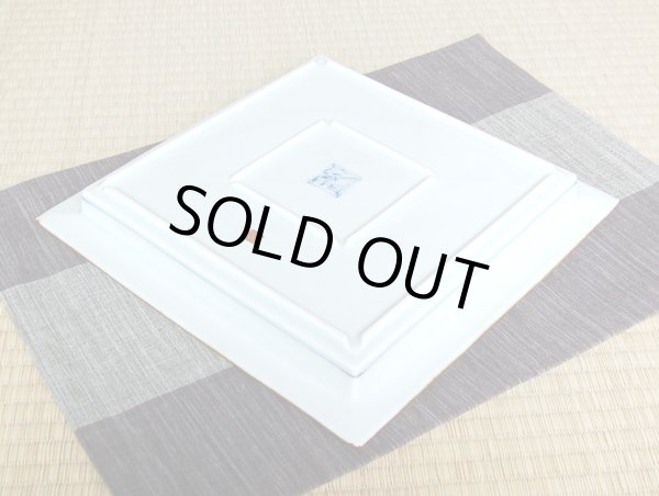 Photo4: Extra Large Plate (28.5cm) Kosome nejiri-mon (4)