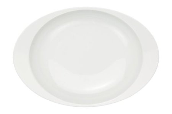 Photo2: Oval dish (26.6cm) Hakuji (2)