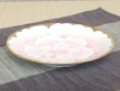 Photo2: Large Plate (18.3cm) Kindami pink botan (2)