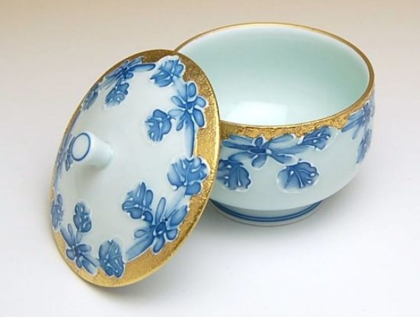 Photo3: Tea Cup set for Green Tea 5 pcs Cups Kindami icchin kiku (3)