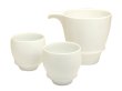 Photo2: Sake set 1 pc Tokkuri pitcher and 2 pcs Cups Hakuji (2)