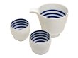 Photo2: Sake set 1 pc Tokkuri pitcher and 2 pcs Cups Kura (2)