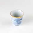 Photo2: Sake Cup Kinno botan Blue peony (6.5cm/2.5in) (2)