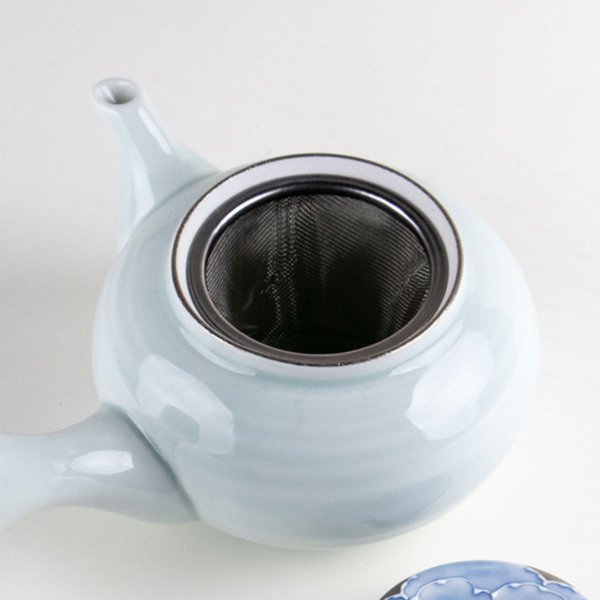 Photo5: Teapot Kyusu Plutinum botan Peony (5)