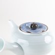 Photo8: Teapot Kyusu Plutinum botan Peony (8)