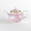 Photo1: Teapot Soto-Kin Botan Pink & Gold (1)