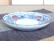 Photo2: Medium Plate (18.6cm) Iroe maru-mon sansui (2)