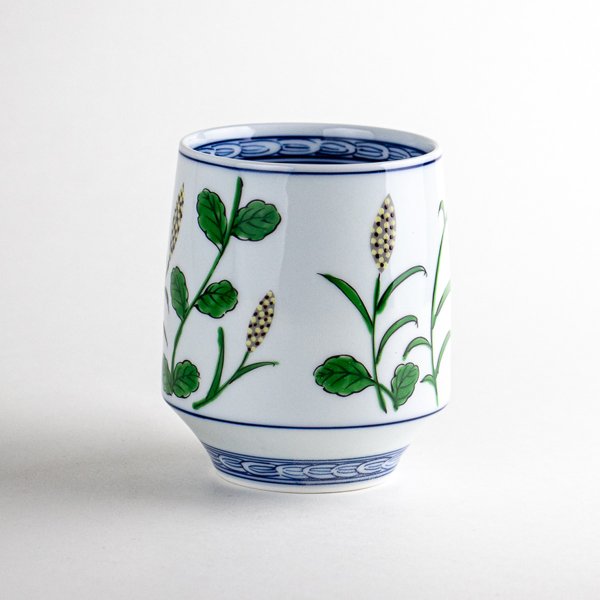 Photo3: Mug Mugie Barley leaves Green (3)