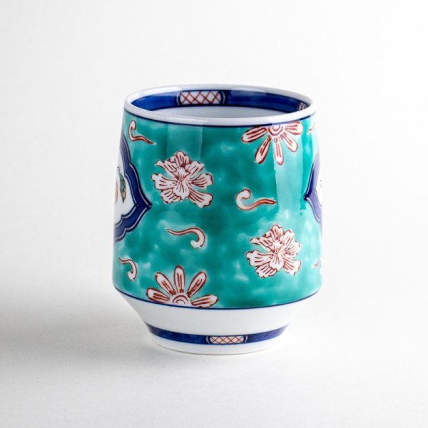 Photo3: Mug Dami karakusa Green (3)