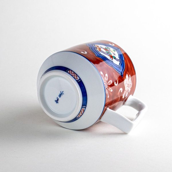 Photo5: Mug Dami karakusa Red (5)