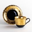 Photo1: Demitasse Cup and Saucer Fuki Gold (1)