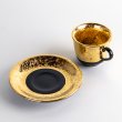 Photo4: Demitasse Cup and Saucer Fuki Gold (4)