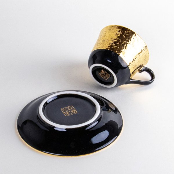 Photo5: Demitasse Cup and Saucer Fuki Gold (5)