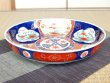 Photo2: Large Bowl (27.3cm) Uenishiki sanpouwari botan houou DORABACHI (2)