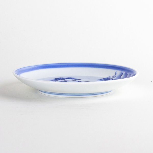 Photo3: Medium Plate Landscape Sansui (12.7 cm/5.0 in) (3)