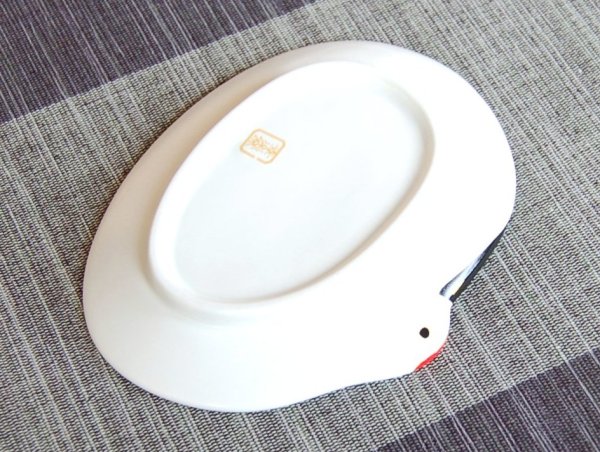 Photo3: Small Plate (12cm) Kinsai tsuru Crane (3)