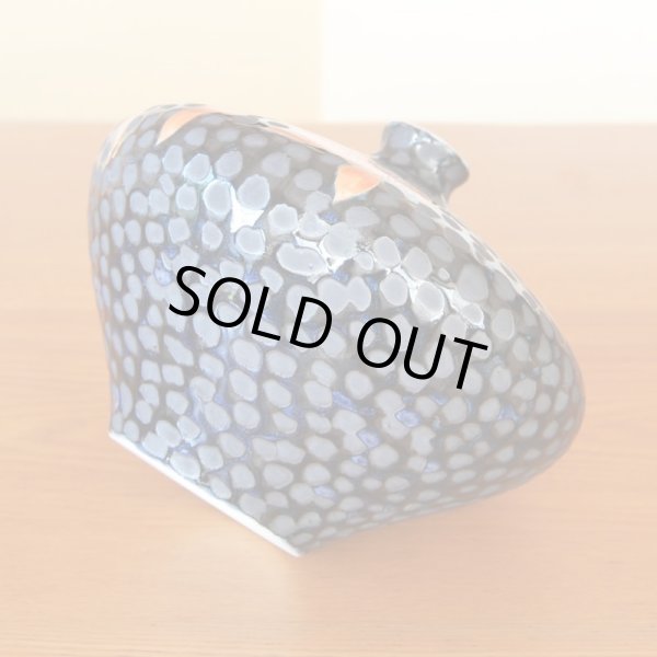 Photo7: Small Vase Kingyo Goldfish Tetsuyu | Fujii Kinsai's work (7)