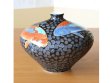 Photo1: Vase Small Tetsuyu koi-e Carp (1)