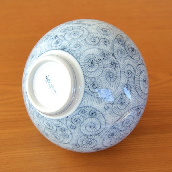 Photo5: Sometsuke Tako-Karakusa Small Jar by Ryuzumi Nakao (5)