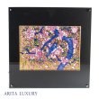 Photo1: Kinsai Sakura Kacho Framed Porcelain Art by Kinryu Kiln (1)