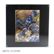Photo1: Seiryu - Azure Dragon Framed Porcelain Art by Kinryu Kiln (1)
