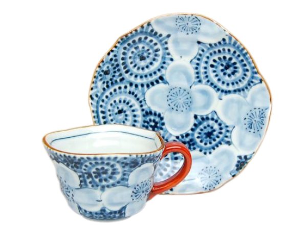 [Made in Japan] Takokarakusa souka-mon Cup and saucer