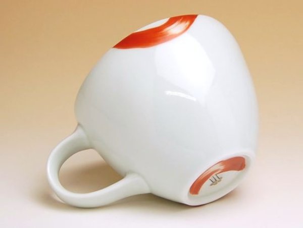 Photo3: Mug Omoi hana (Red) (3)