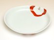 Photo3: Medium Plate (16.7cm) Omoibana (3)
