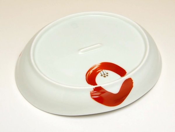 Photo4: Medium Plate (16.7cm) Omoibana (4)