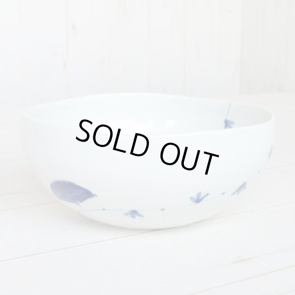 Photo2: Donburi Bowl for Noodles Kaze no uta (18.5cm/7.3in) (2)