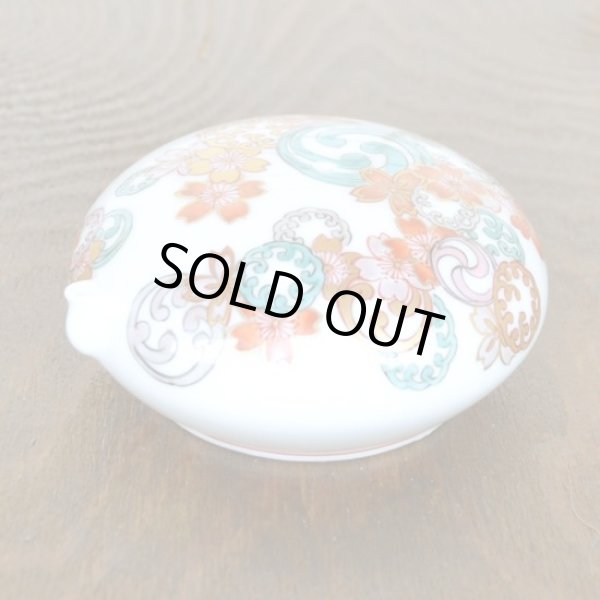 Photo4: Water dropper for calligraphy Kinsai kozakuramon in wooden box (4)