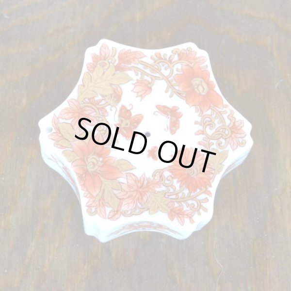 Photo3: Water dropper for calligraphy Kinsai kachoumon in wooden box (3)