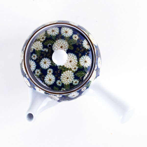 Photo5: Teapot Kyusu Kikunokomichi Chrysanthemum Small (5)