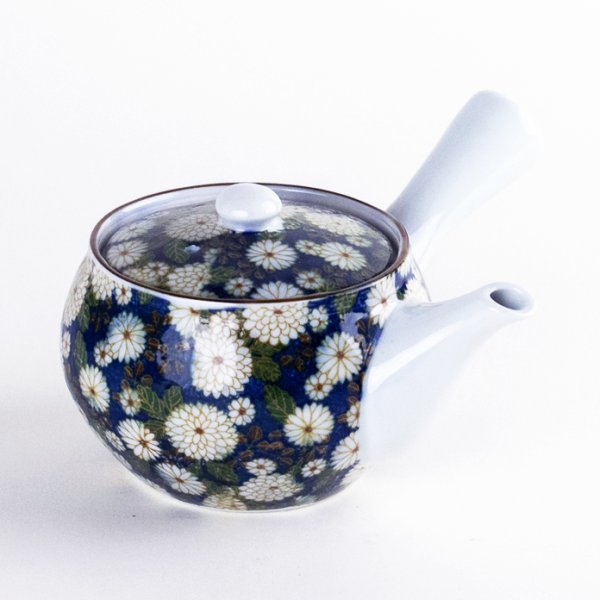 Photo7: Teapot Kyusu Kikunokomichi Chrysanthemum Small (7)
