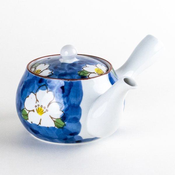 Photo1: Teapot Kyusu Dami Tsubaki Camellia (1)