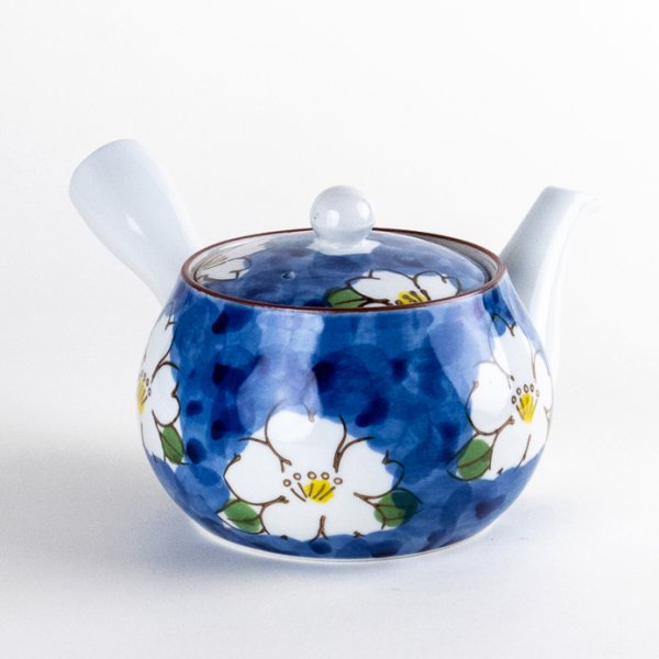 Photo4: Teapot Kyusu Dami Tsubaki Camellia (4)