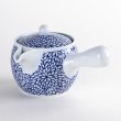 Photo2: Teapot Kyusu Kikka Blue Chrysanthemum (2)
